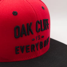 Load image into Gallery viewer, "Oak Cliff vs Everybody" 3D Puff 6 Panel Snapback Hat